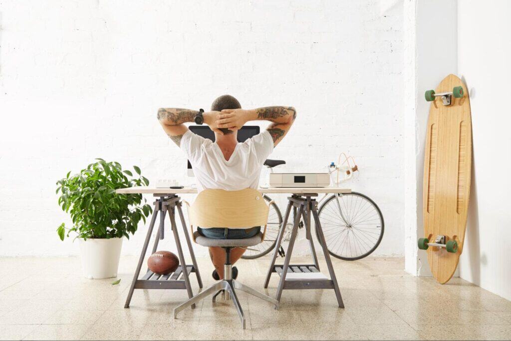 ท่านั่ง Ergonomic